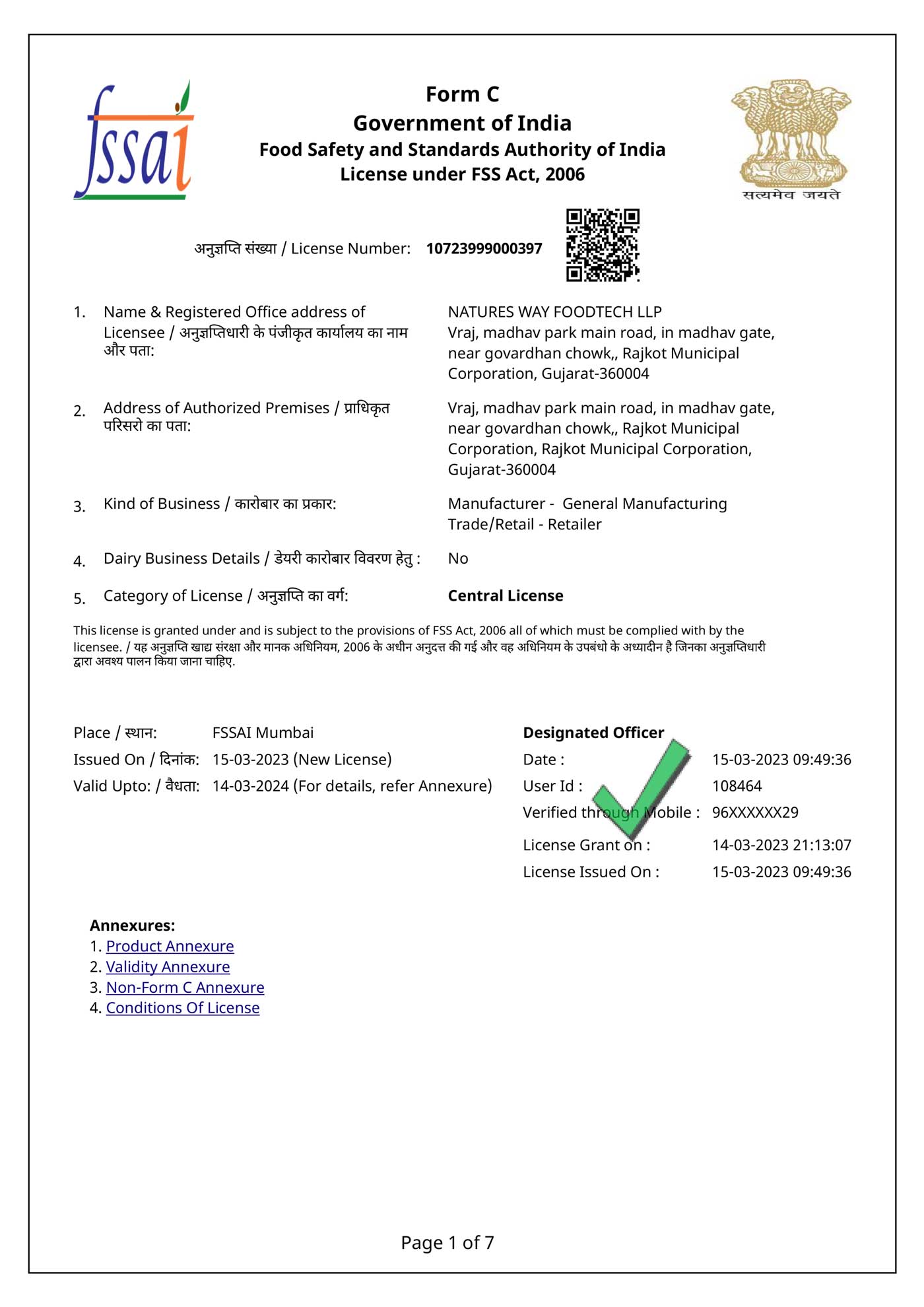 FSSAI-License-2023-LLP.jpg__PID:8d689f7b-f4df-4878-8033-132605a5cd8b