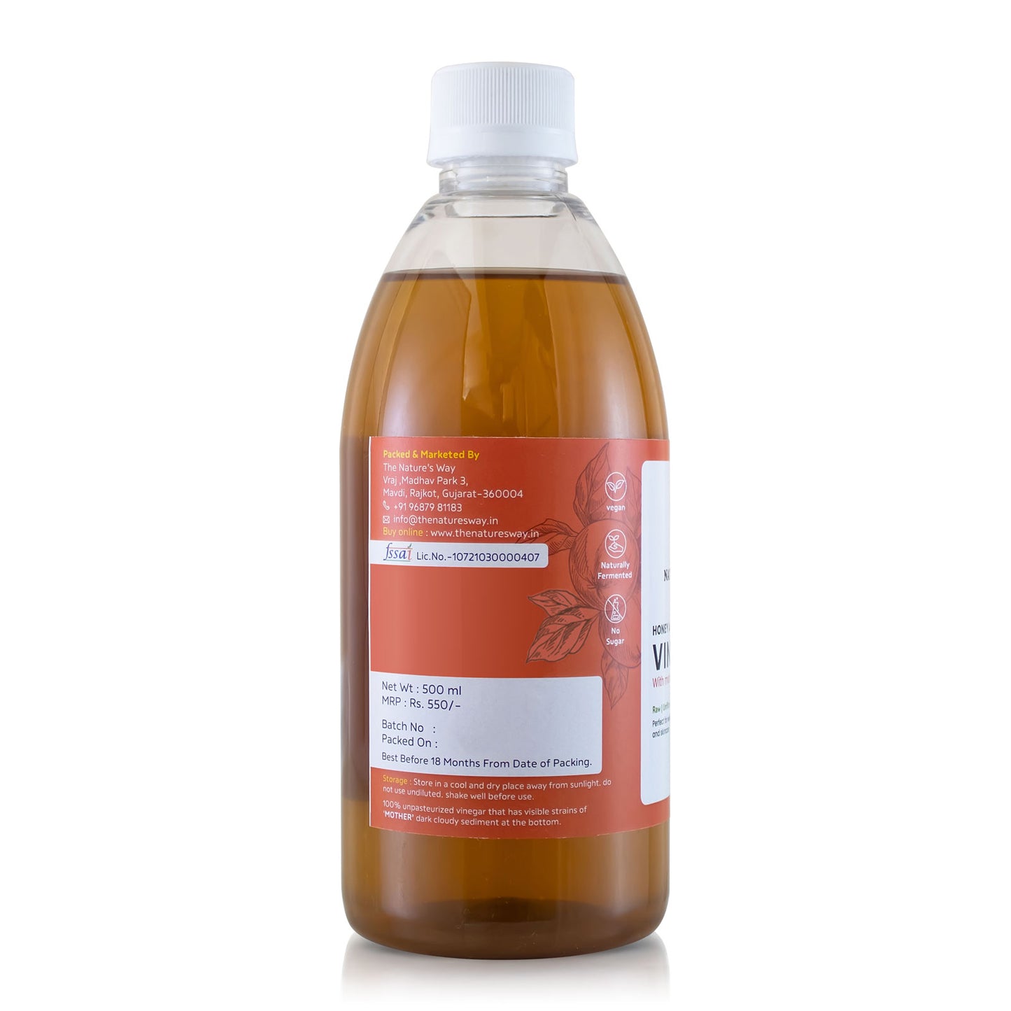 Honey Apple Cider Vinegar 500ml