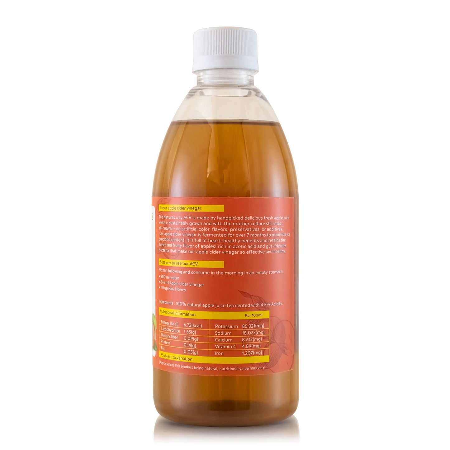 Honey Apple Cider Vinegar 500ml