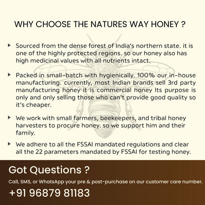 The Natures Way Wild Honey