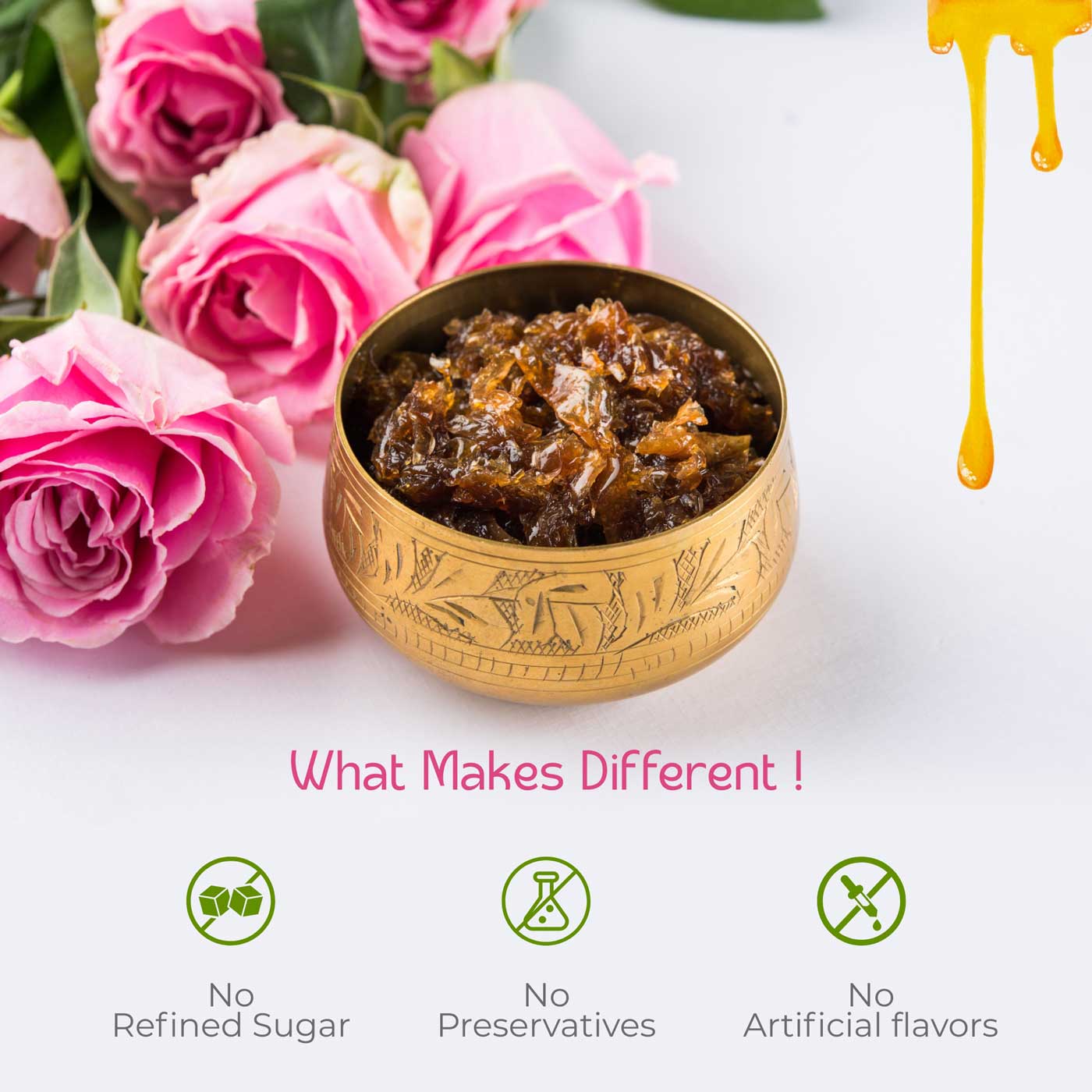 gulkand organic sugar free