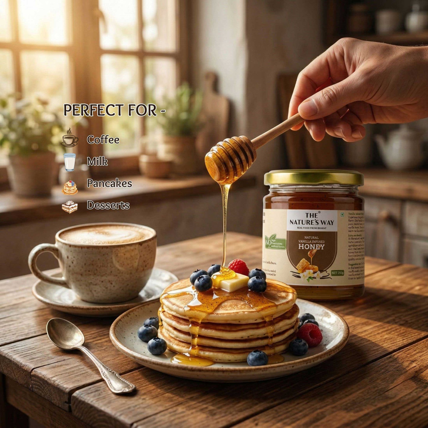 Vanilla Infused Honey