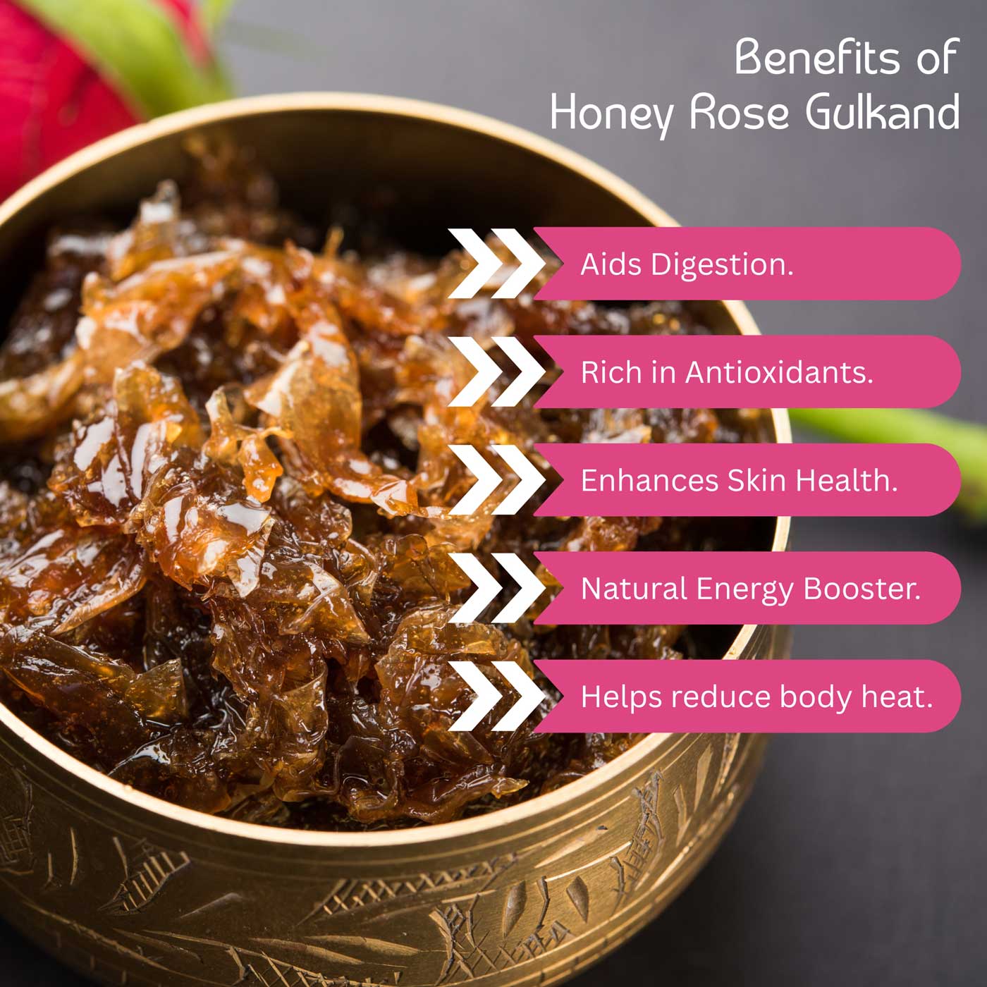 gulkand in honey  organic gulkand