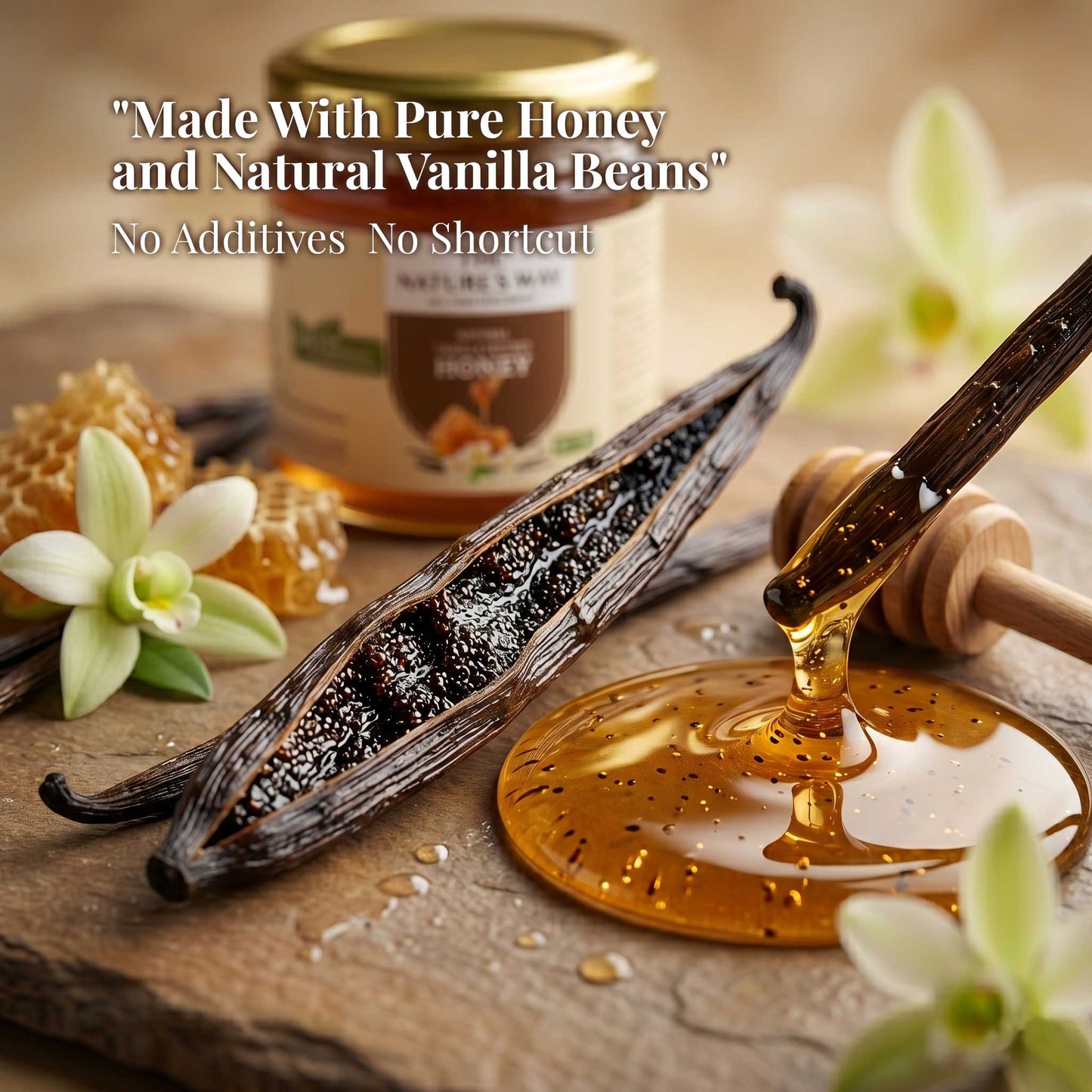 Vanilla Infused Honey