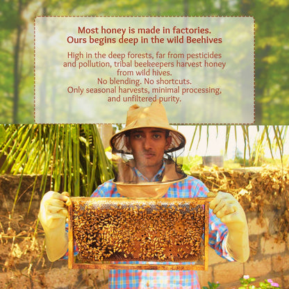 pure lychee honey jar natural raw honey from Bihar India