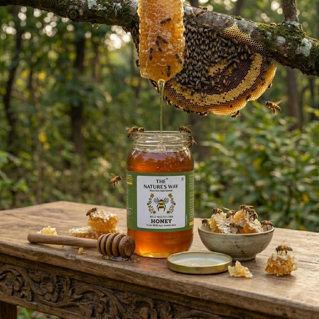 Load video: Nature’s Way Honey: Pure, Natural Goodness Straight from the Hive!