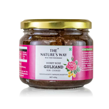 The natures way Honey Rose Gulkand | organic gulkand