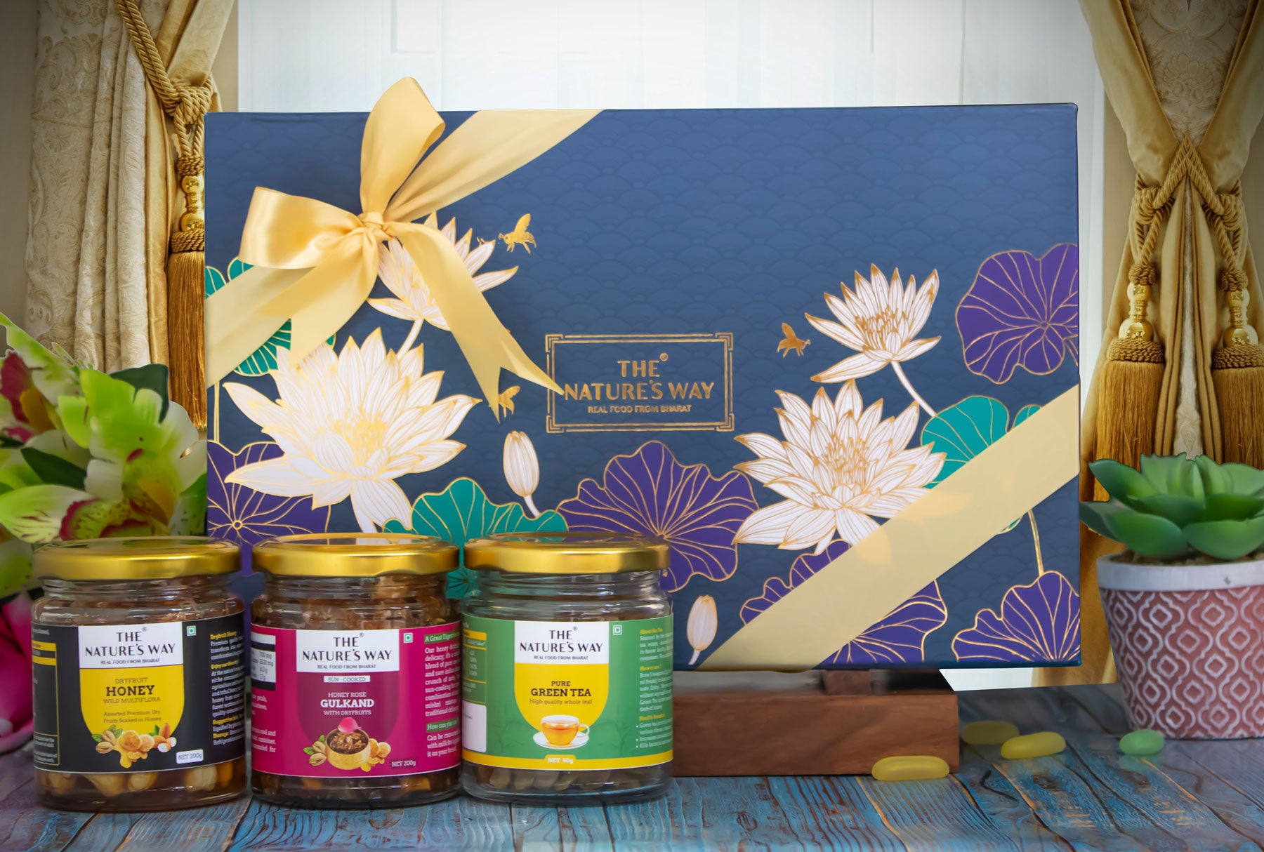 The Natures Way Happiness Gift Hamper Diwali Corporate gift 