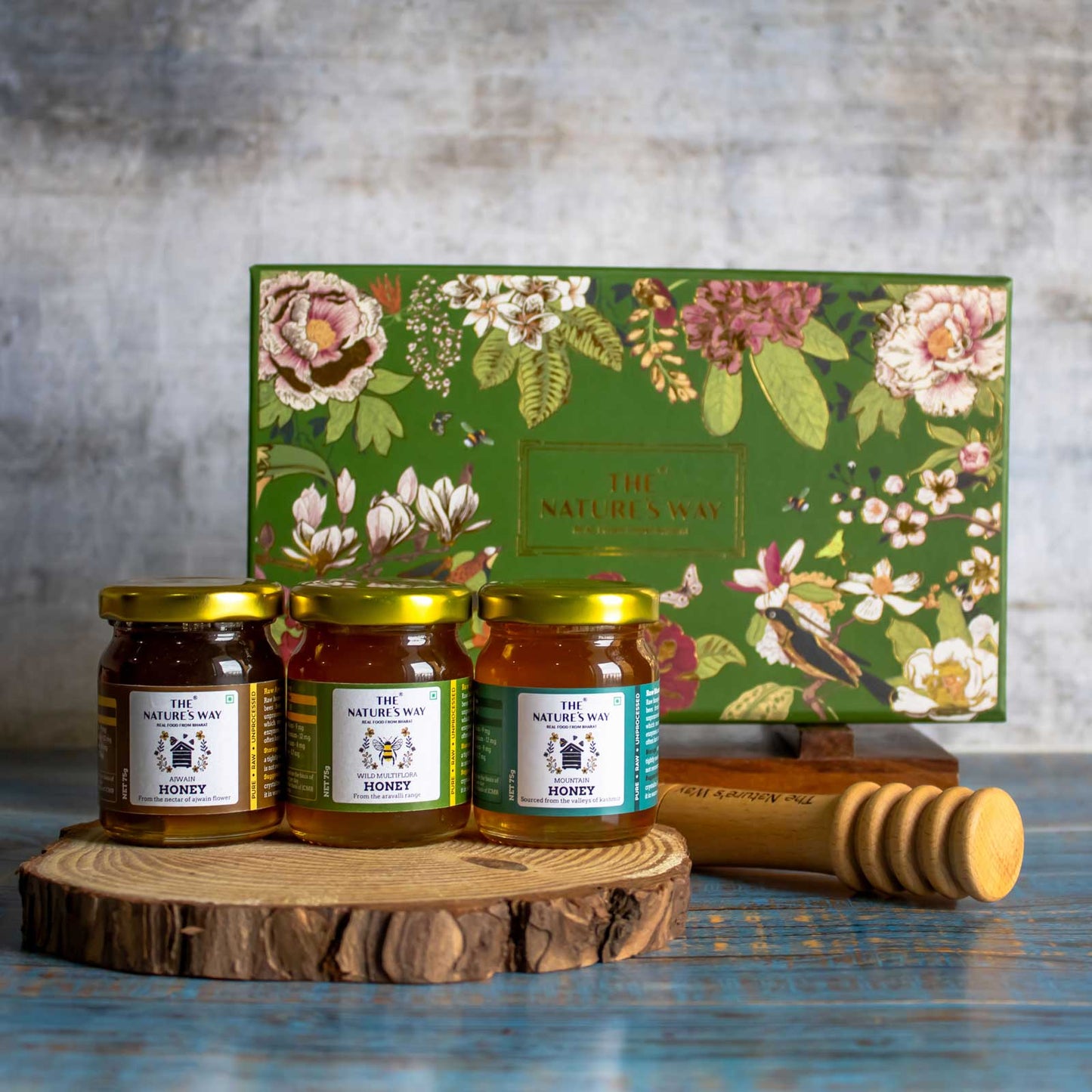The Natures Way Assorted Raw Honey Gift Hampers